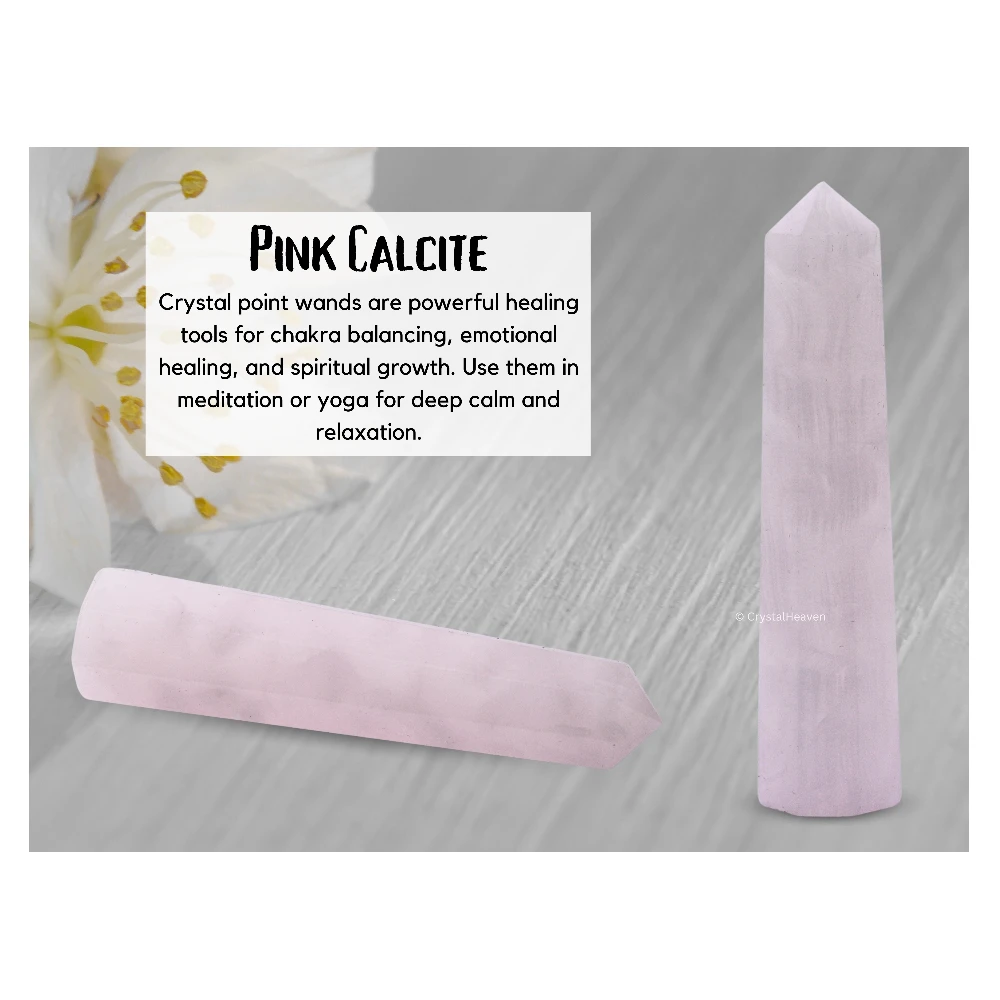 Pink Calcite Crystal Tower (3" to 4" inch)