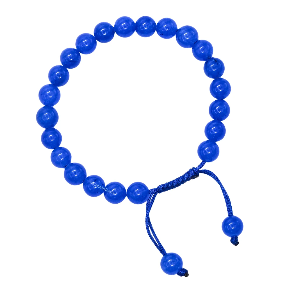 Blue Agate Bracelet (Adjustable)