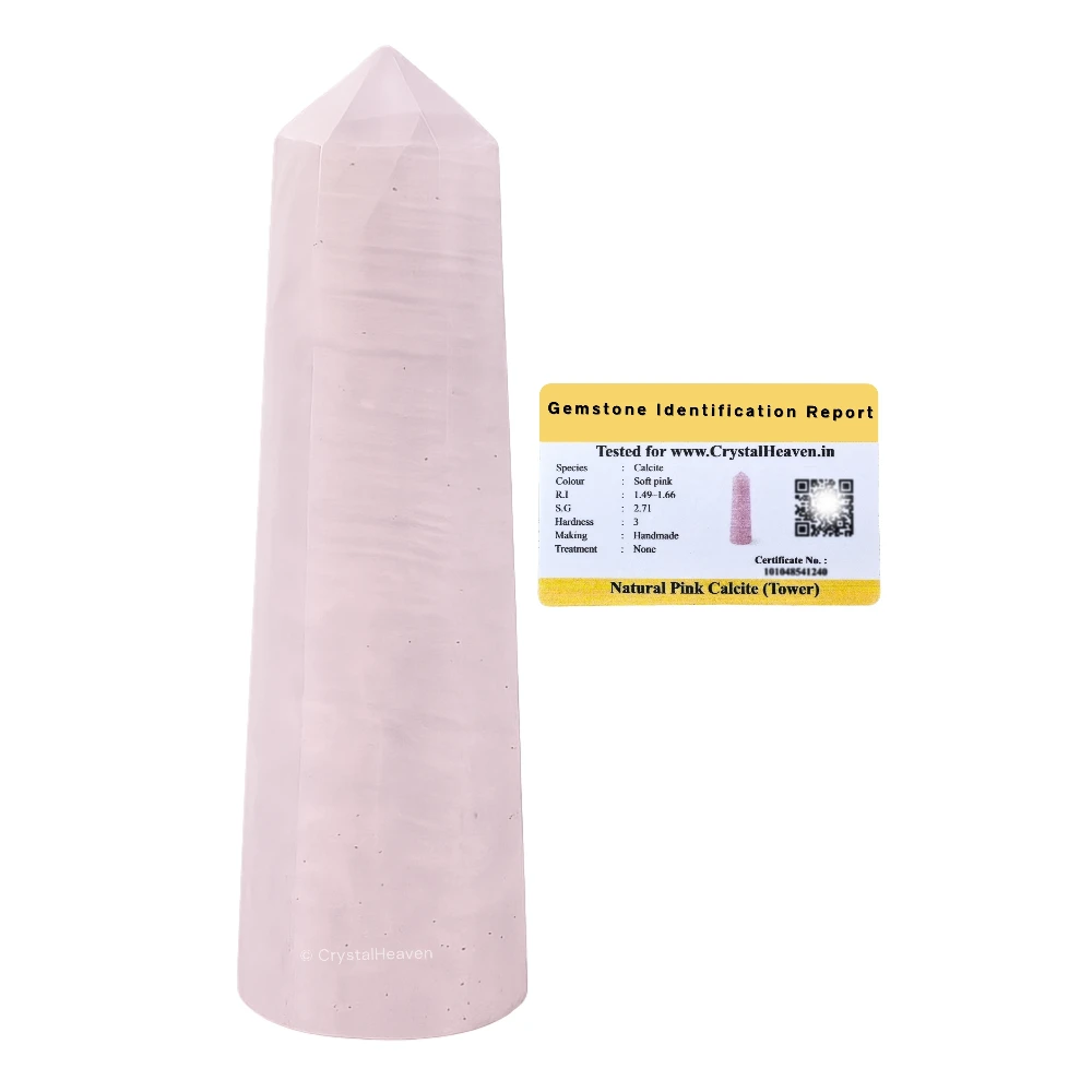 Pink Calcite Crystal Tower (2" to 3" inch)