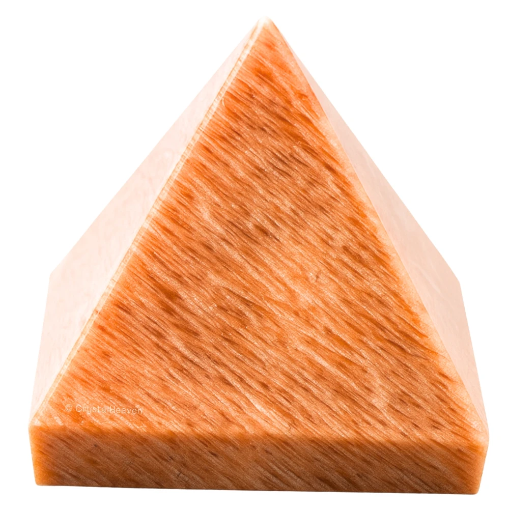 Peach Moonstone Pyramid (2 Inch)