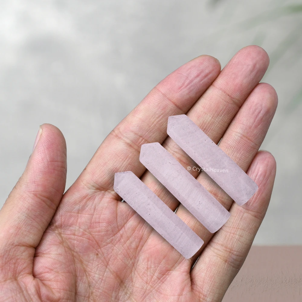 Pink Calcite Pencil Points (Set of 3)