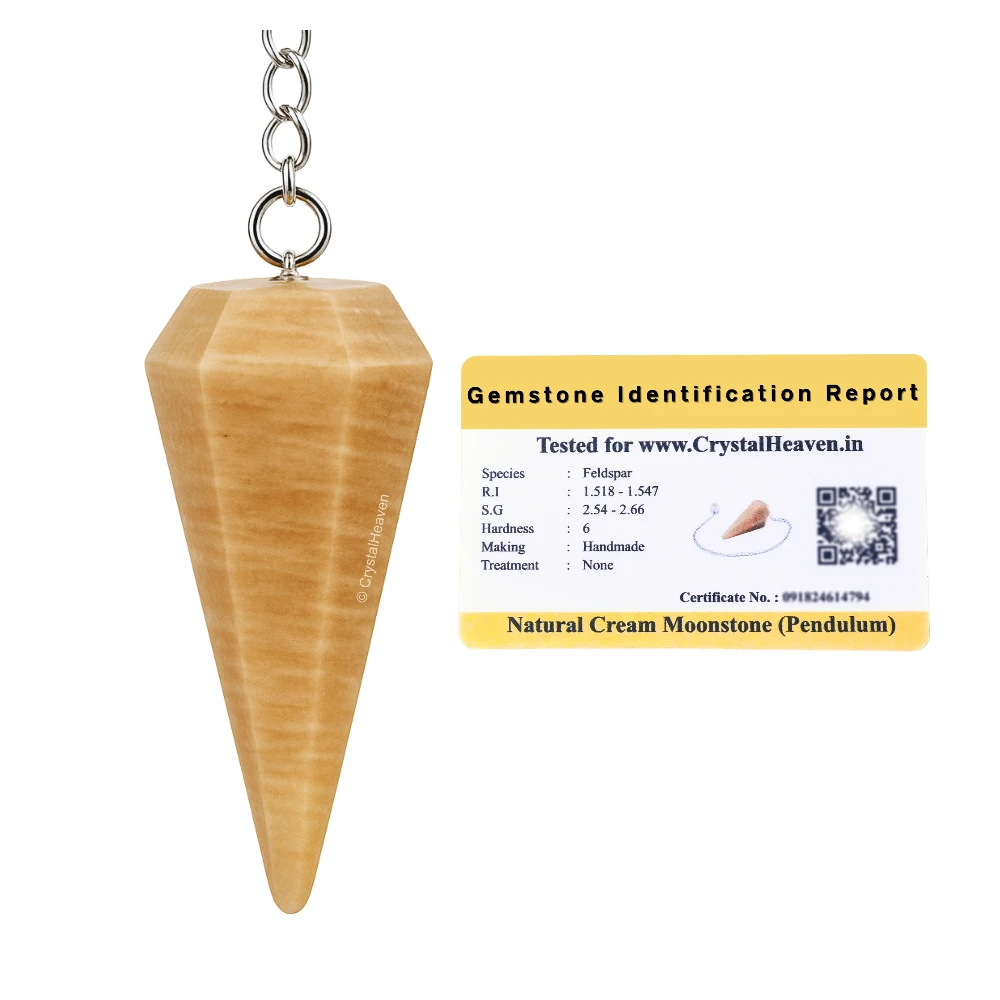 Cream Moonstone Pendulum
