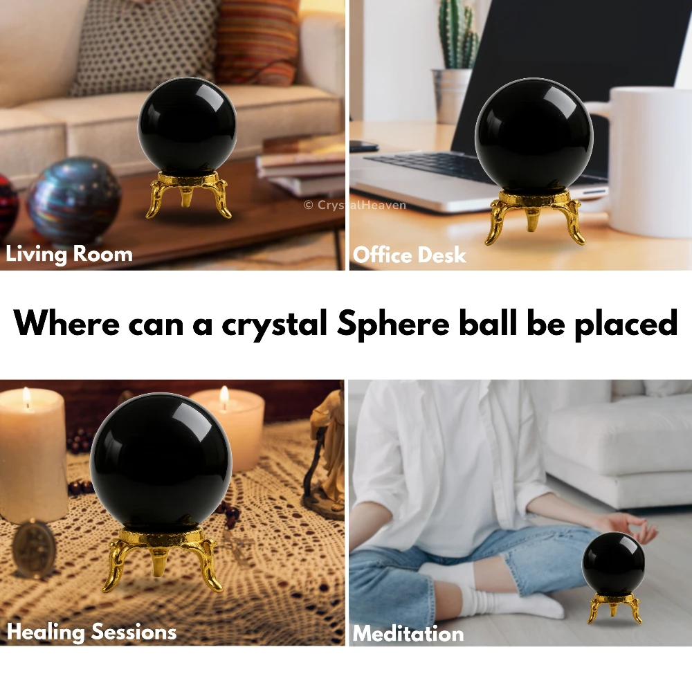 Black Obsidian Sphere (2 Inch)