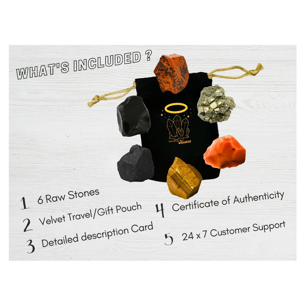 Protection Raw Crystals Set