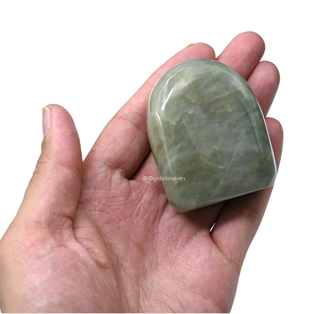Aquamarine Standing Palm Stone (Large)