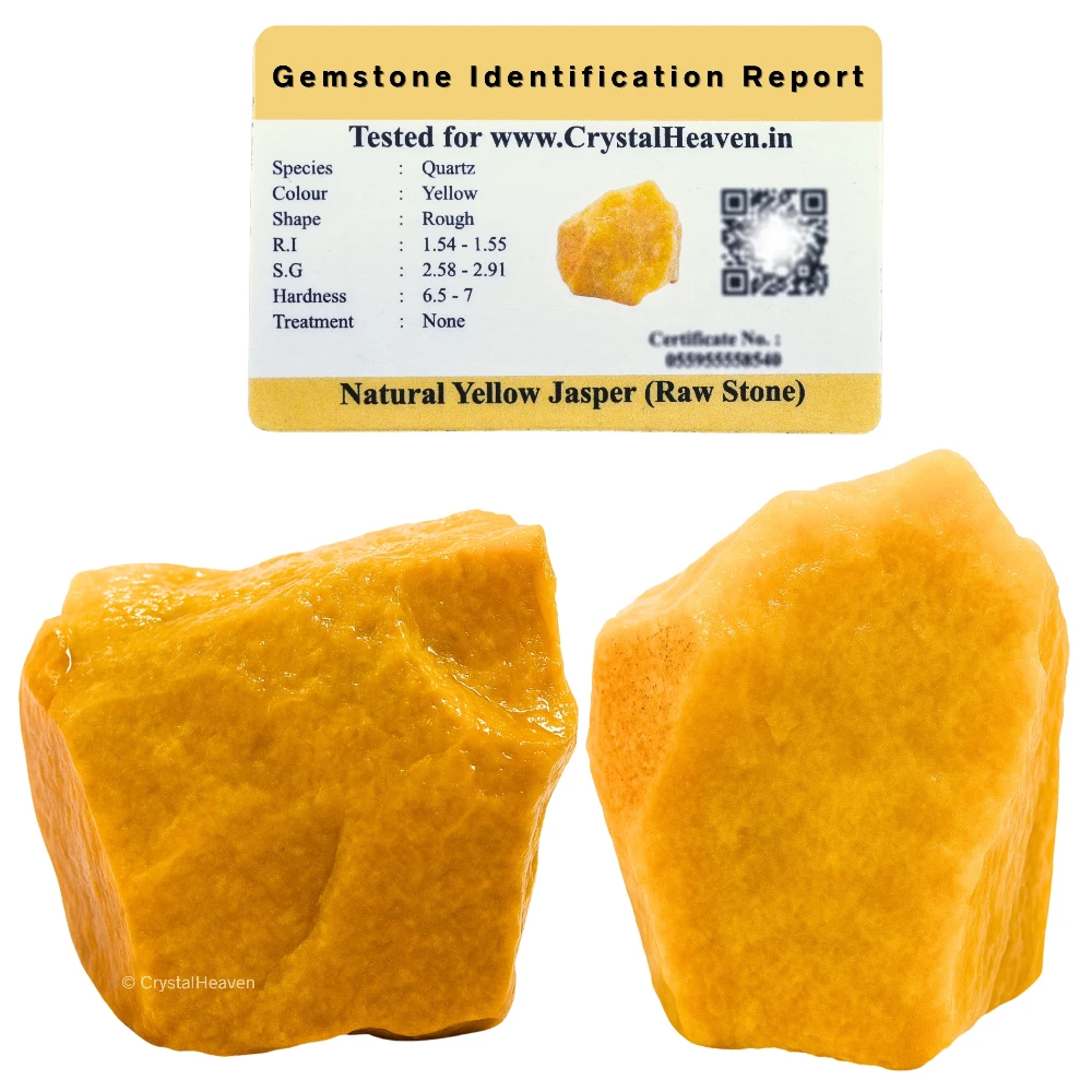 Raw Yellow Jasper Crystals (1 Piece)
