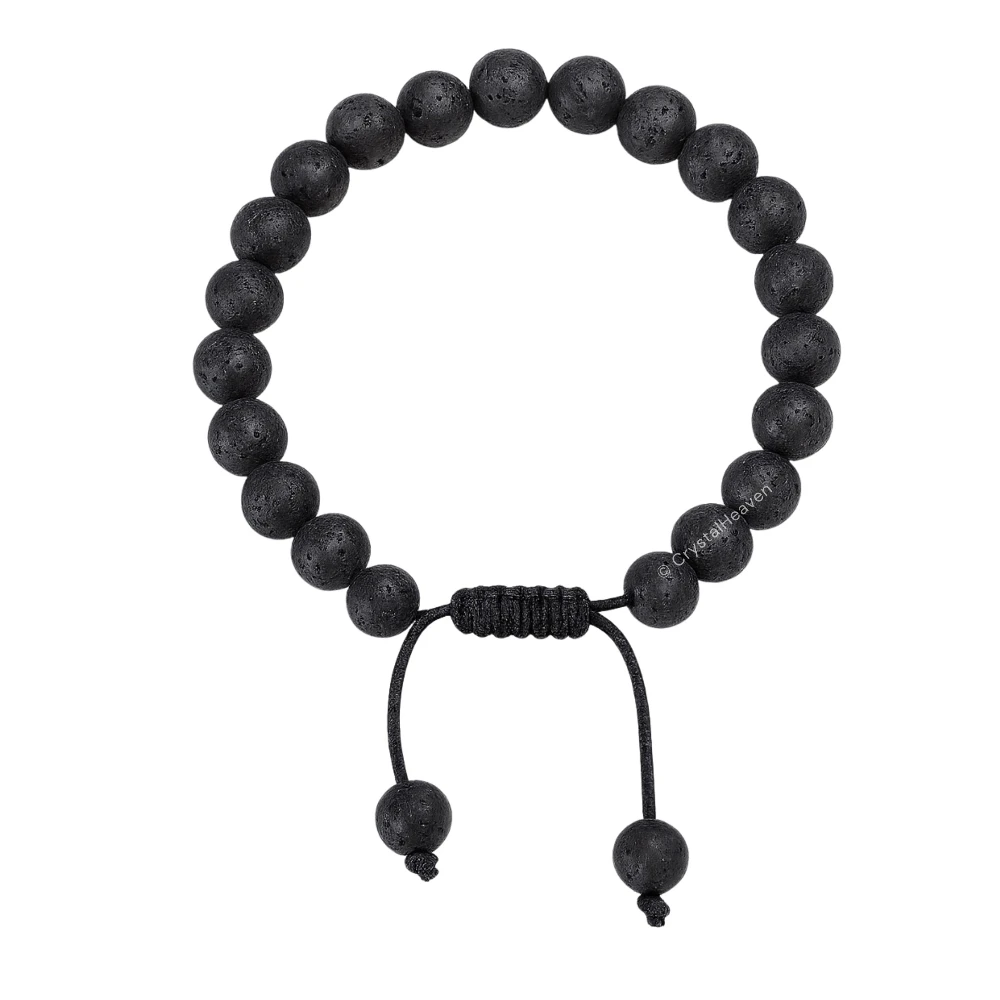 Lava Stone Bracelet (Adjustable)