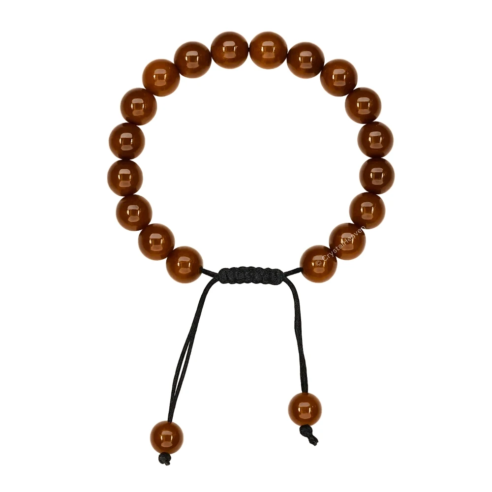 Hessonite Garnet Bracelet (Adjustable)