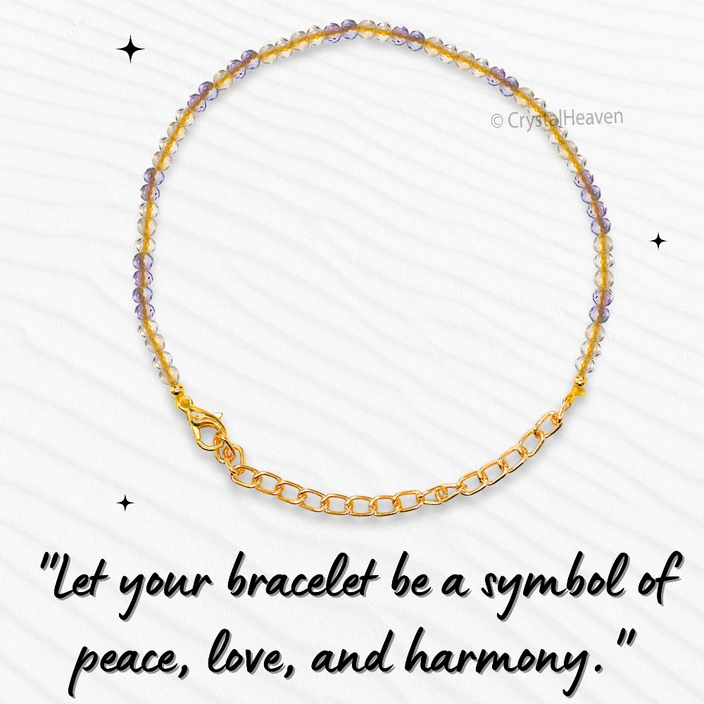 Yellow Fluorite Bracelets - 2mm Faceted Beads (Gold)