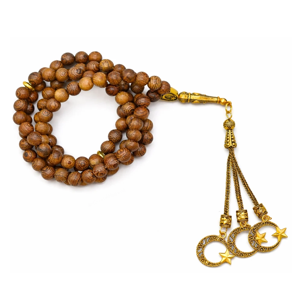 Agar Wood Tasbih (Gold)