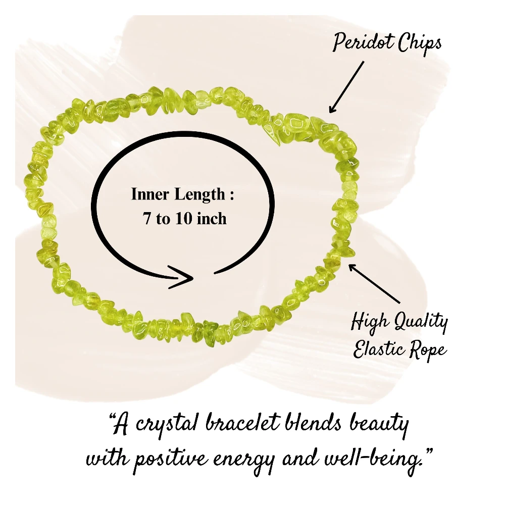 Peridot Chips Bracelet