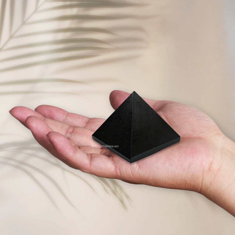 Black Tourmaline Pyramid (1.5 Inch)