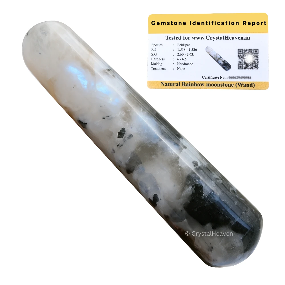 Rainbow Moonstone Wand