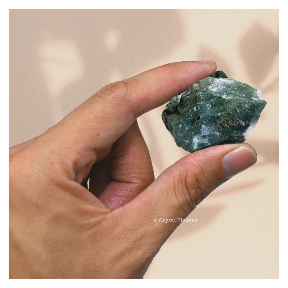 Raw Moss Agate Crystals (1 Piece)