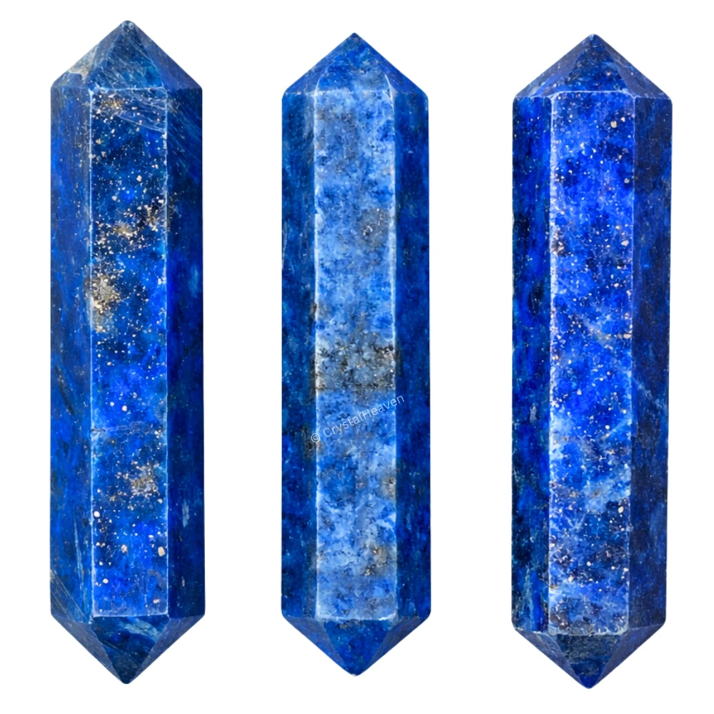 Lapis Lazuli Pencil Points (Double Terminated) (Set of 3)
