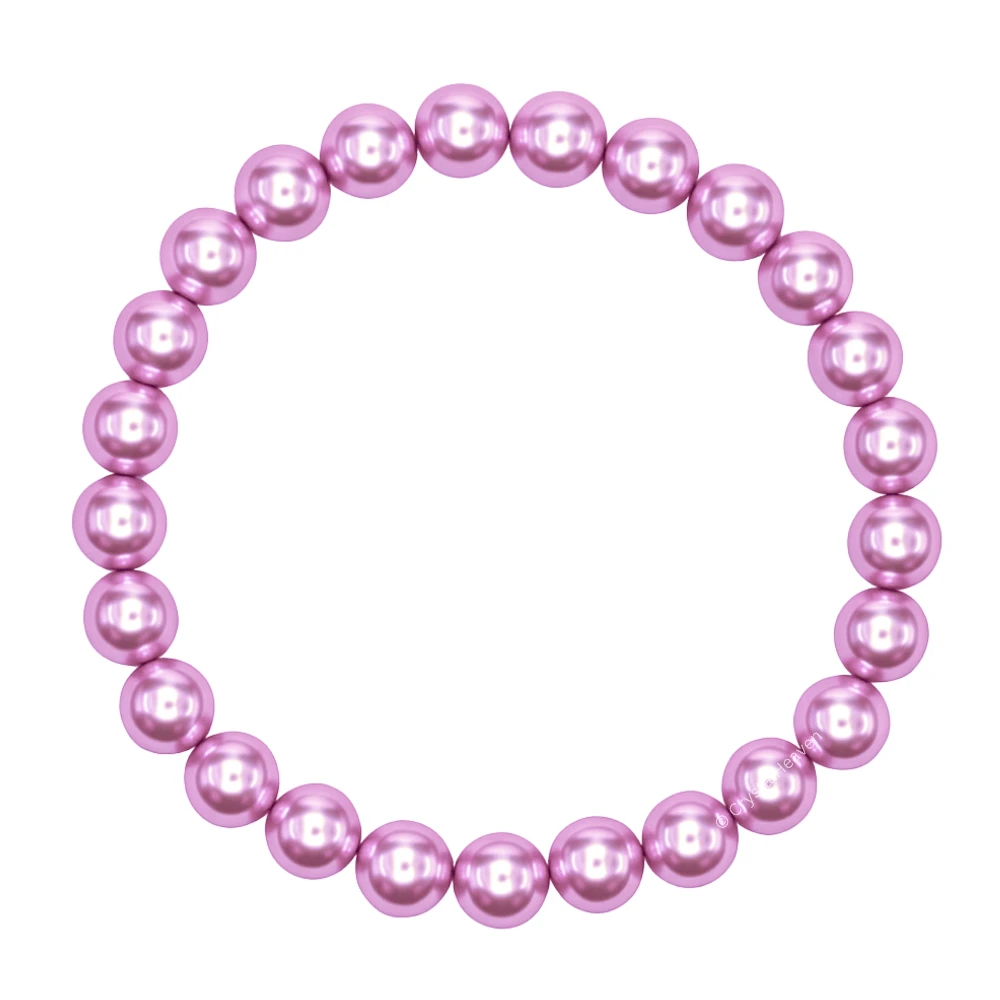 Pink Pearl Bracelet (Elastic)
