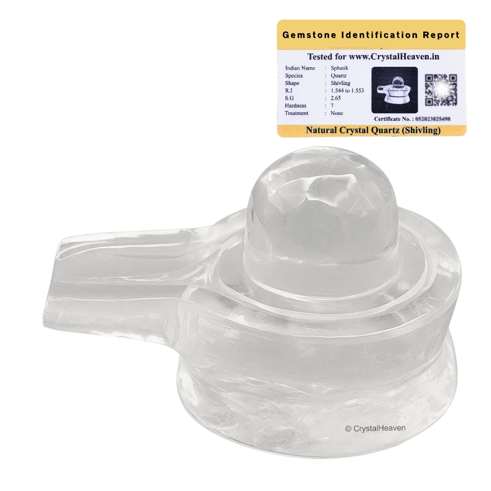 Clear Quartz Shivling