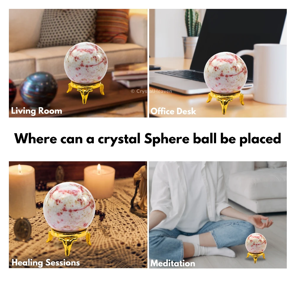 Cinnabarite Sphere (1.5 Inch)