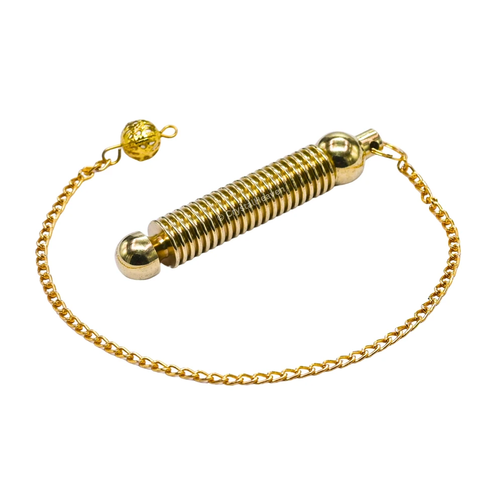 Metal Brass Pendulum - 22 ISIS ring gold (MP115)