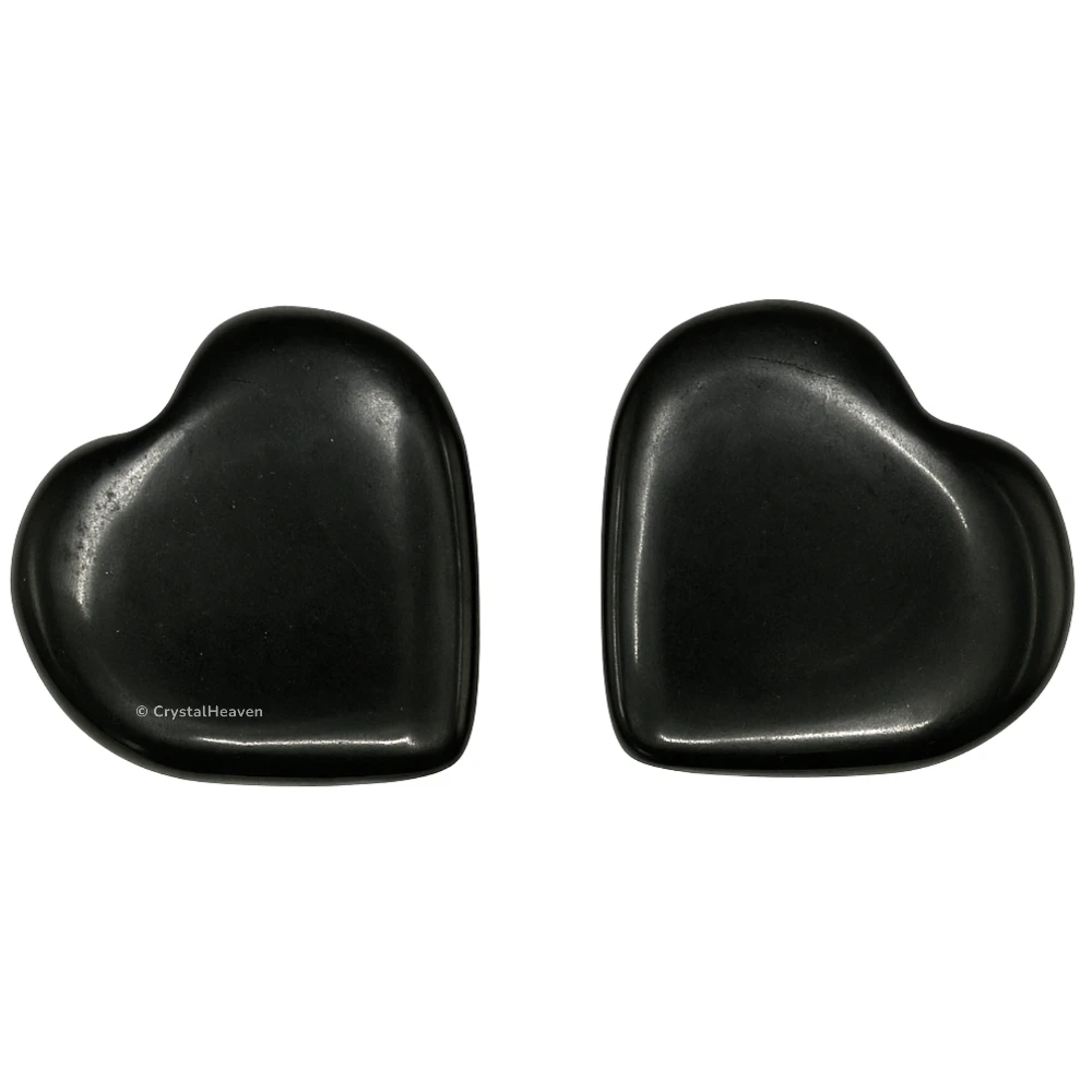 Black Tourmaline Mini Heart (Pack of 2)