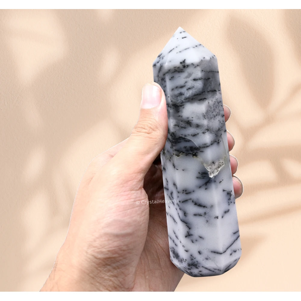 Large Dendrite Opal Tower