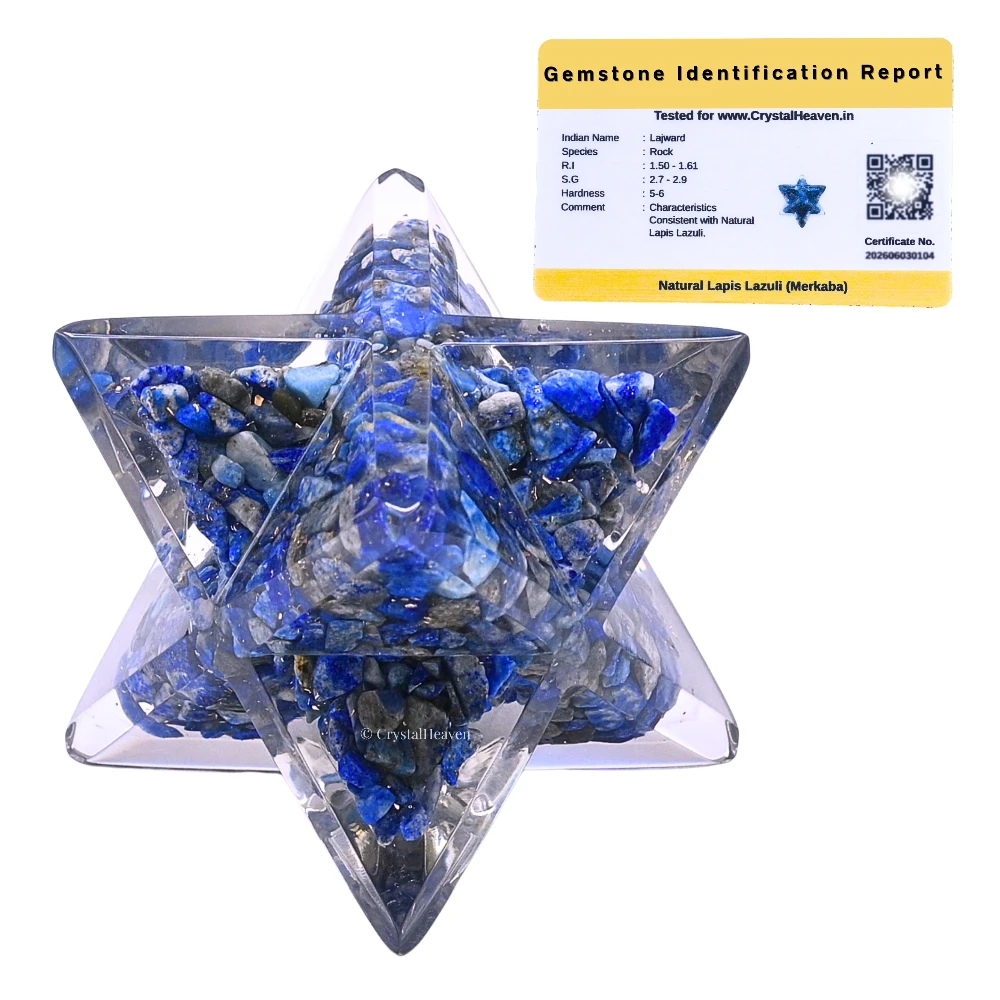 Lapis Lazuli Orgone Merkaba