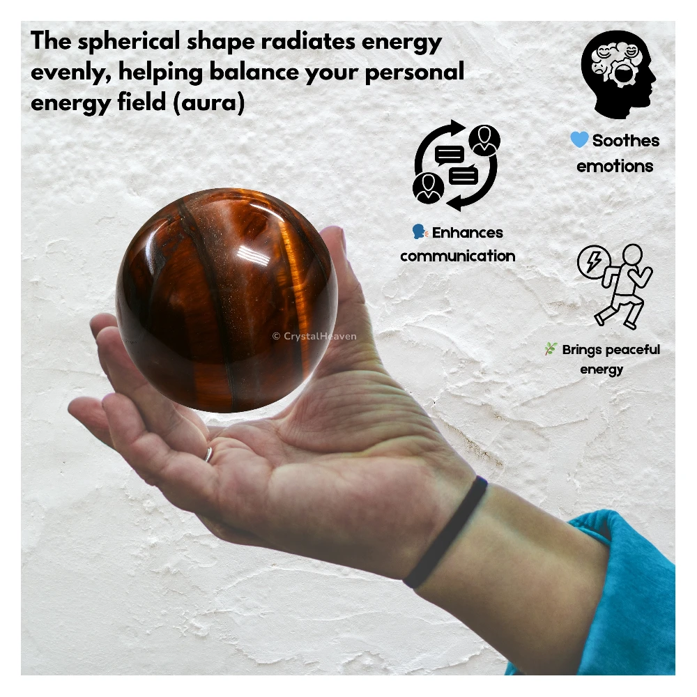 Red Tiger Eye Sphere (2 Inch)