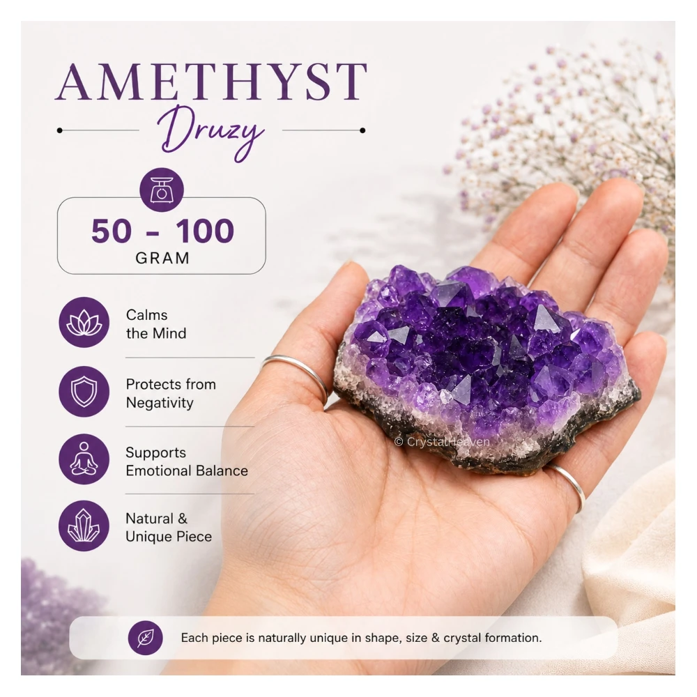 Amethyst Cluster (50 to 100 Gram)