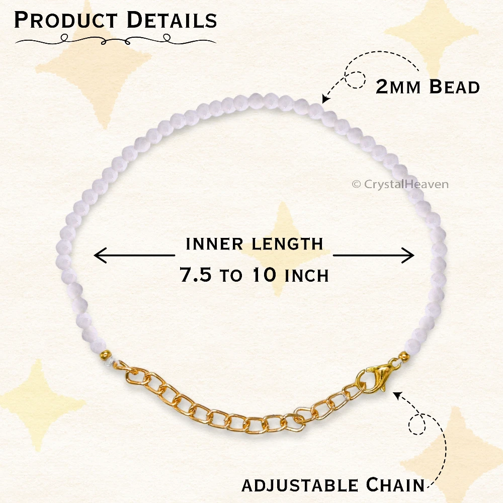 Rainbow Moonstone Bracelets - 2mm Faceted Beads (Gold)