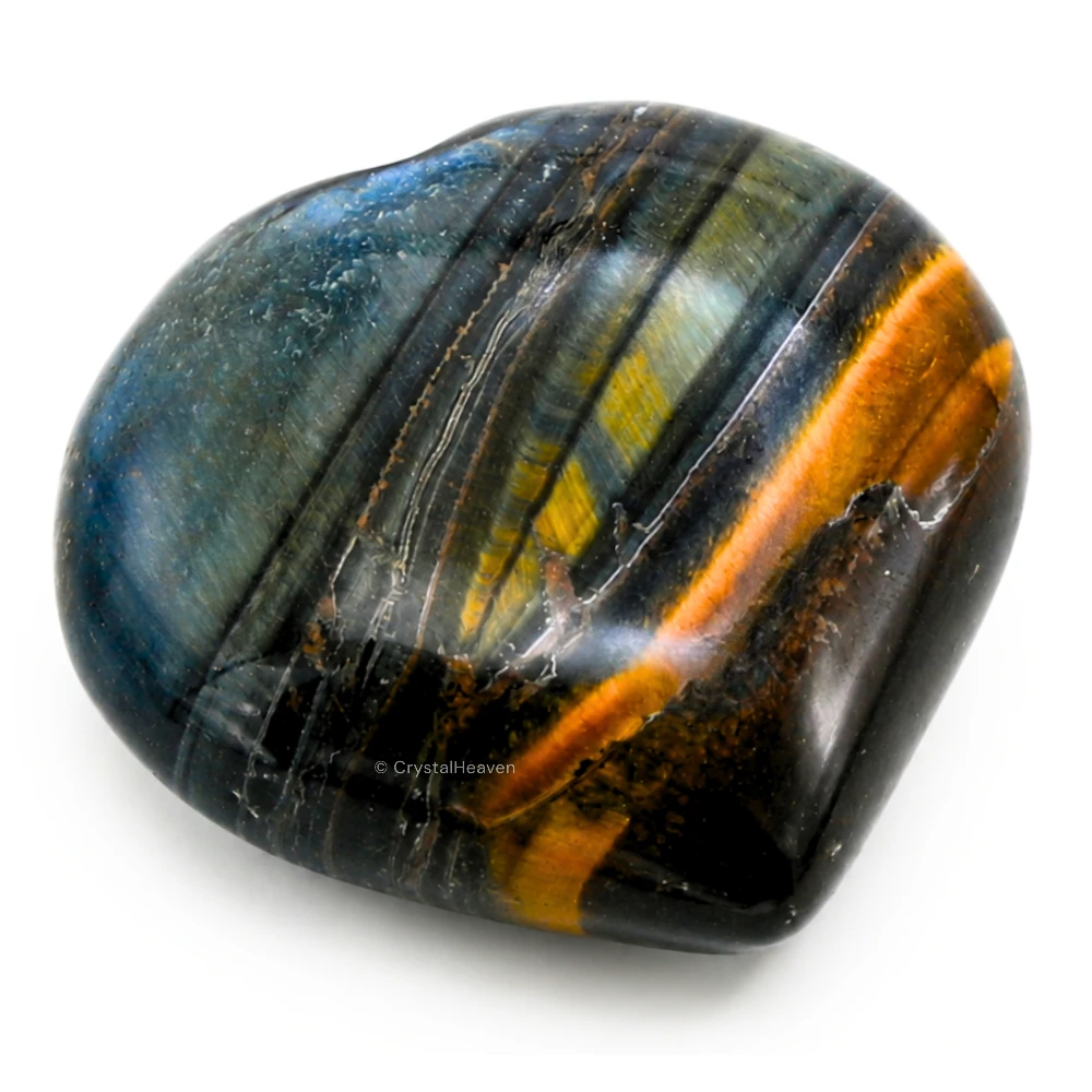 Multi Tiger Eye Heart