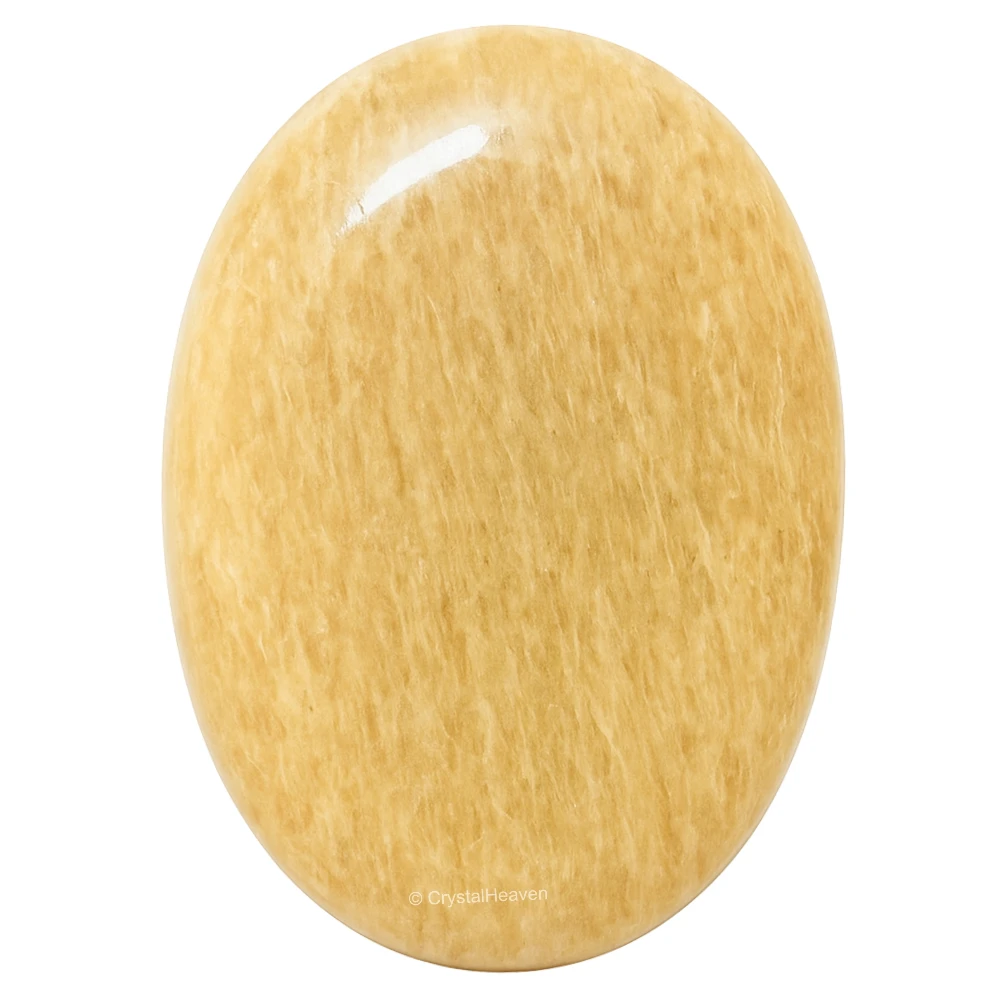 Cream Moonstone Palm Stone