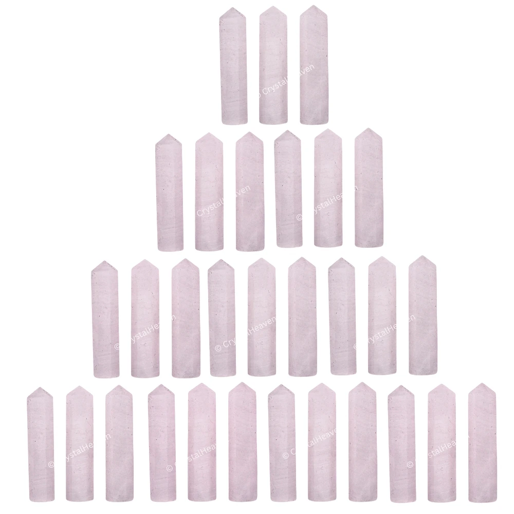Pink Calcite Pencil Points (Set of 10)