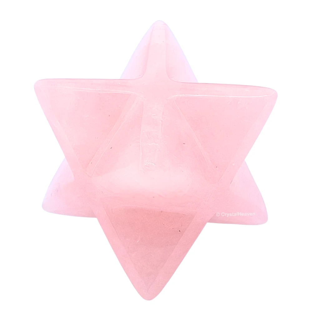 Rose Quartz Crystal Merkaba (35-45 mm)