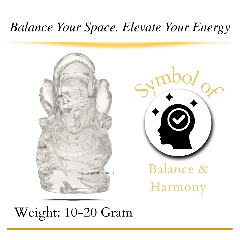 Sphatik Ganesh (10-20 Gram)