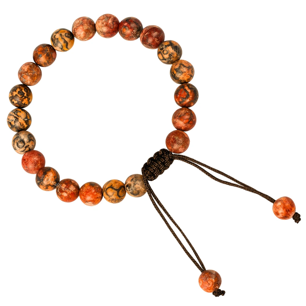 Leopard Jasper Bracelet (Adjustable)