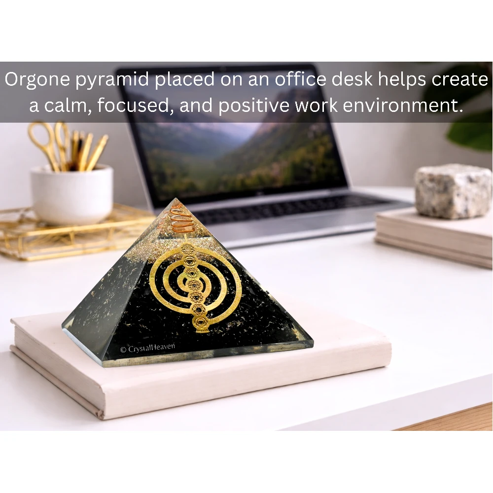 Shungite Orgone Pyramid (Chakra Reiki)