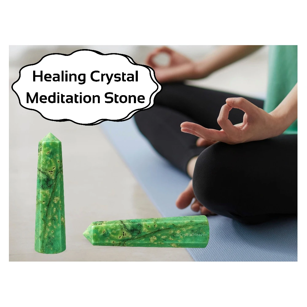 Chrysoprase Crystal Tower (3" to 4" inch)