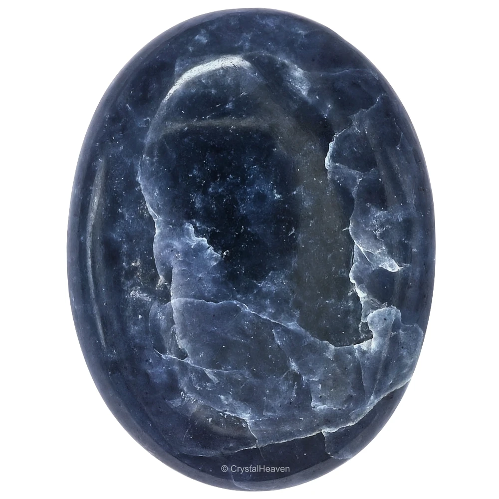 Iolite Palm Stone