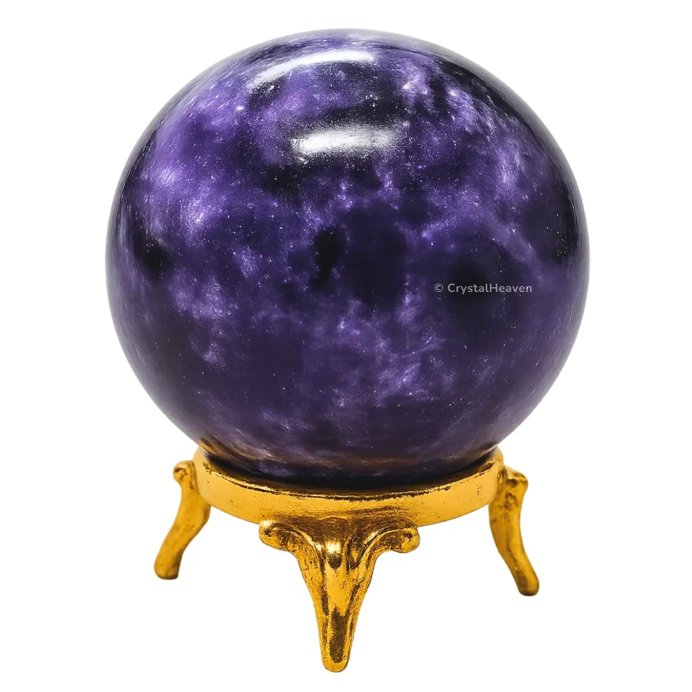Lepidolite Sphere (1.5 Inch)