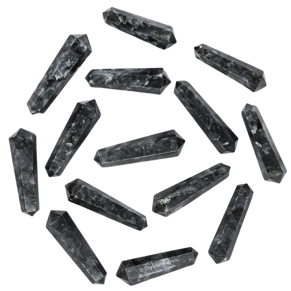Nuummite Pencil Points (Double Terminated) (Set of 3)
