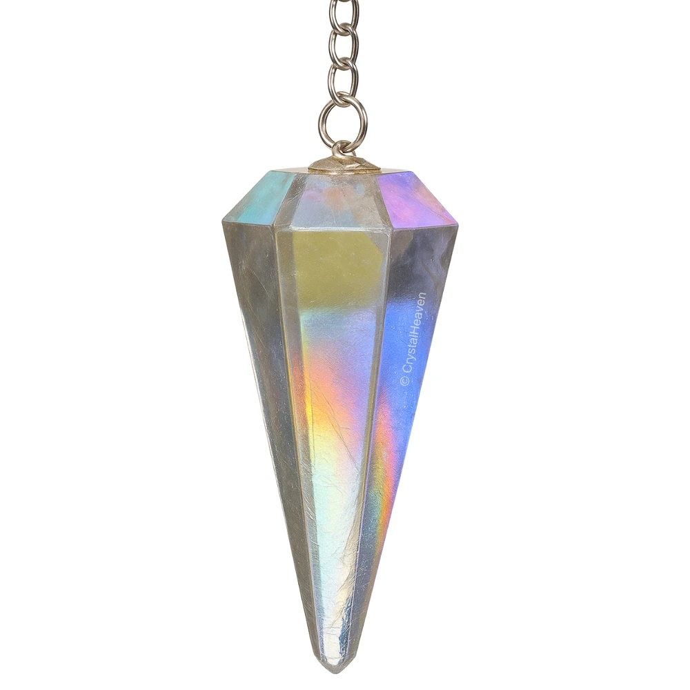 Angel Aura Quartz Pendulum