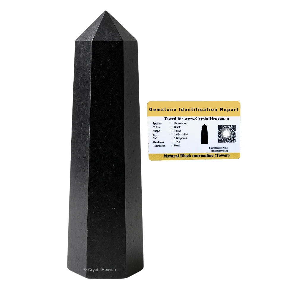 Black Tourmaline Tower (2" to 3" inch)