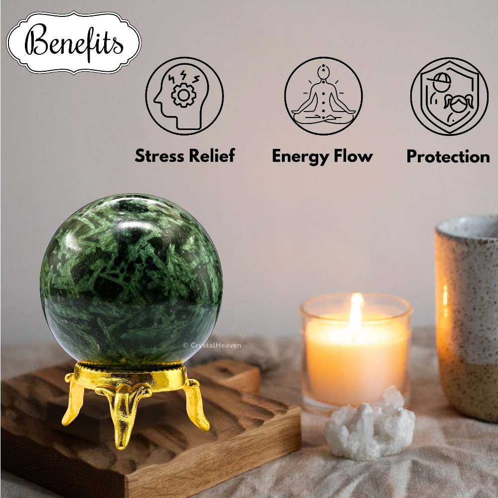 Flower stone Sphere (1.5 Inch)