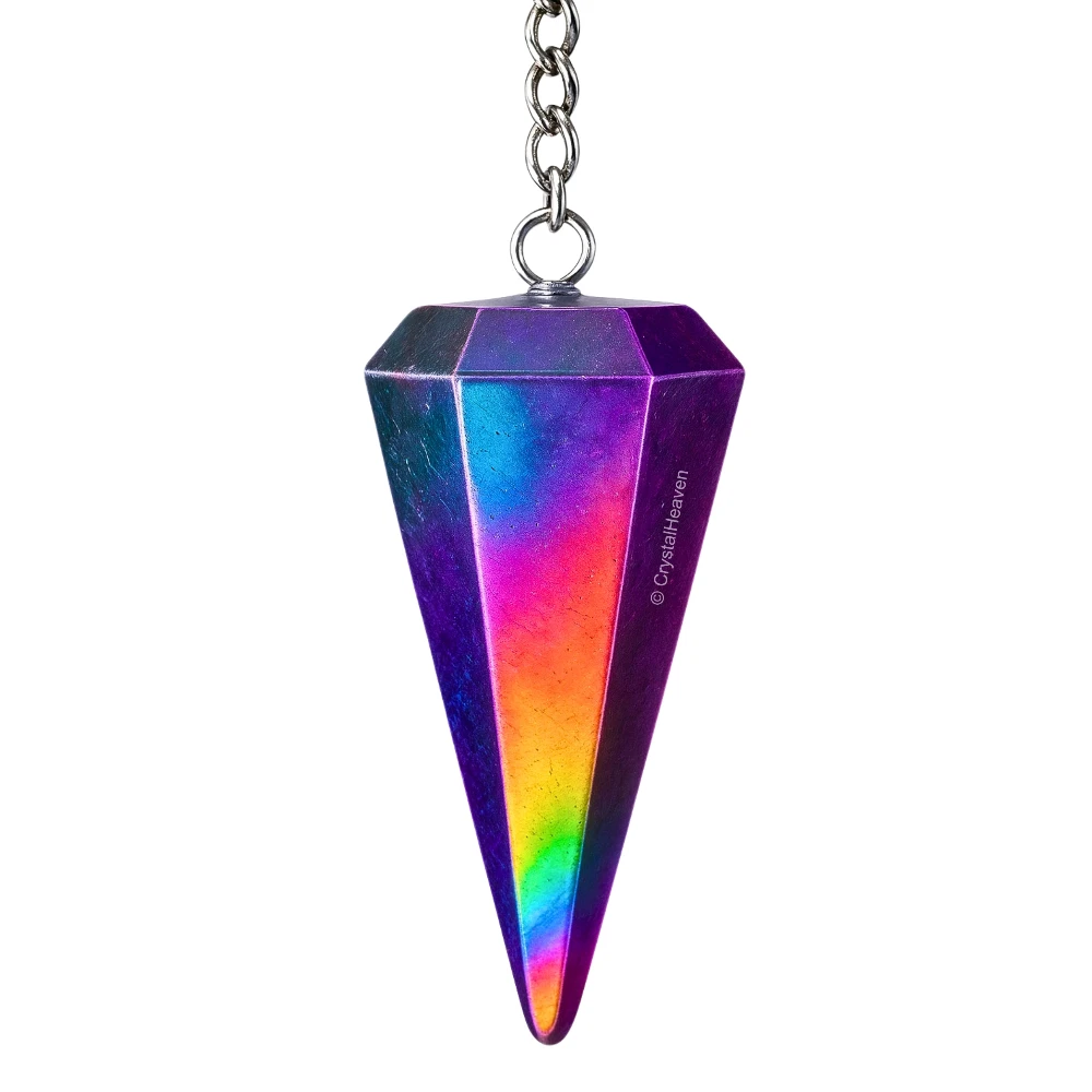 Amethyst Aura Quartz Pendulum
