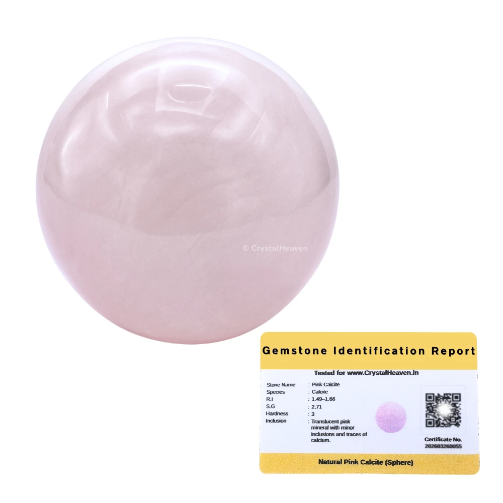 Pink Calcite Sphere (2 Inch)