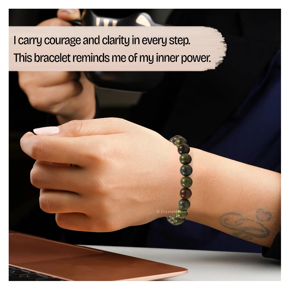 Dragon Bloodstone Bracelet (Adjustable)