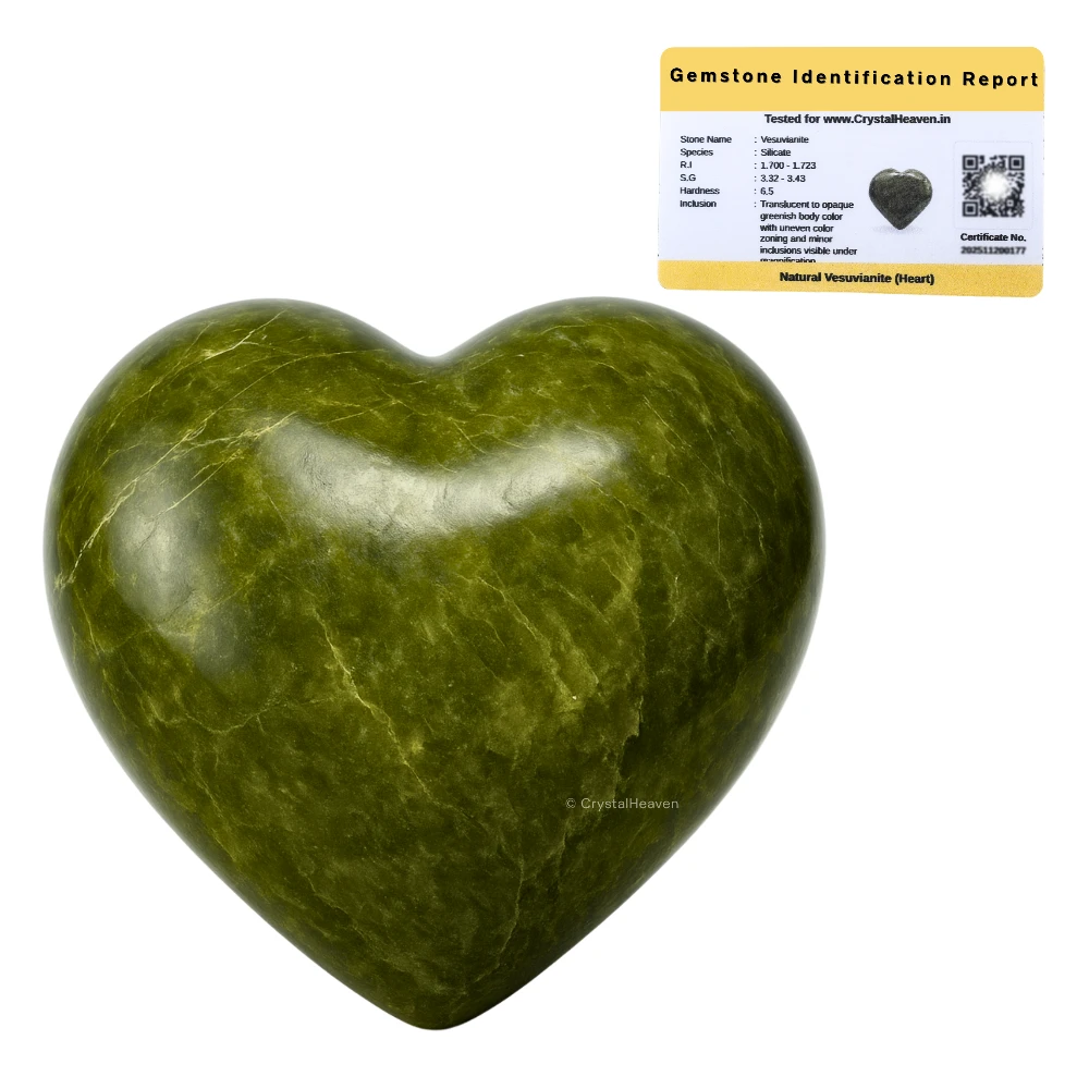 Vesuvianite Heart
