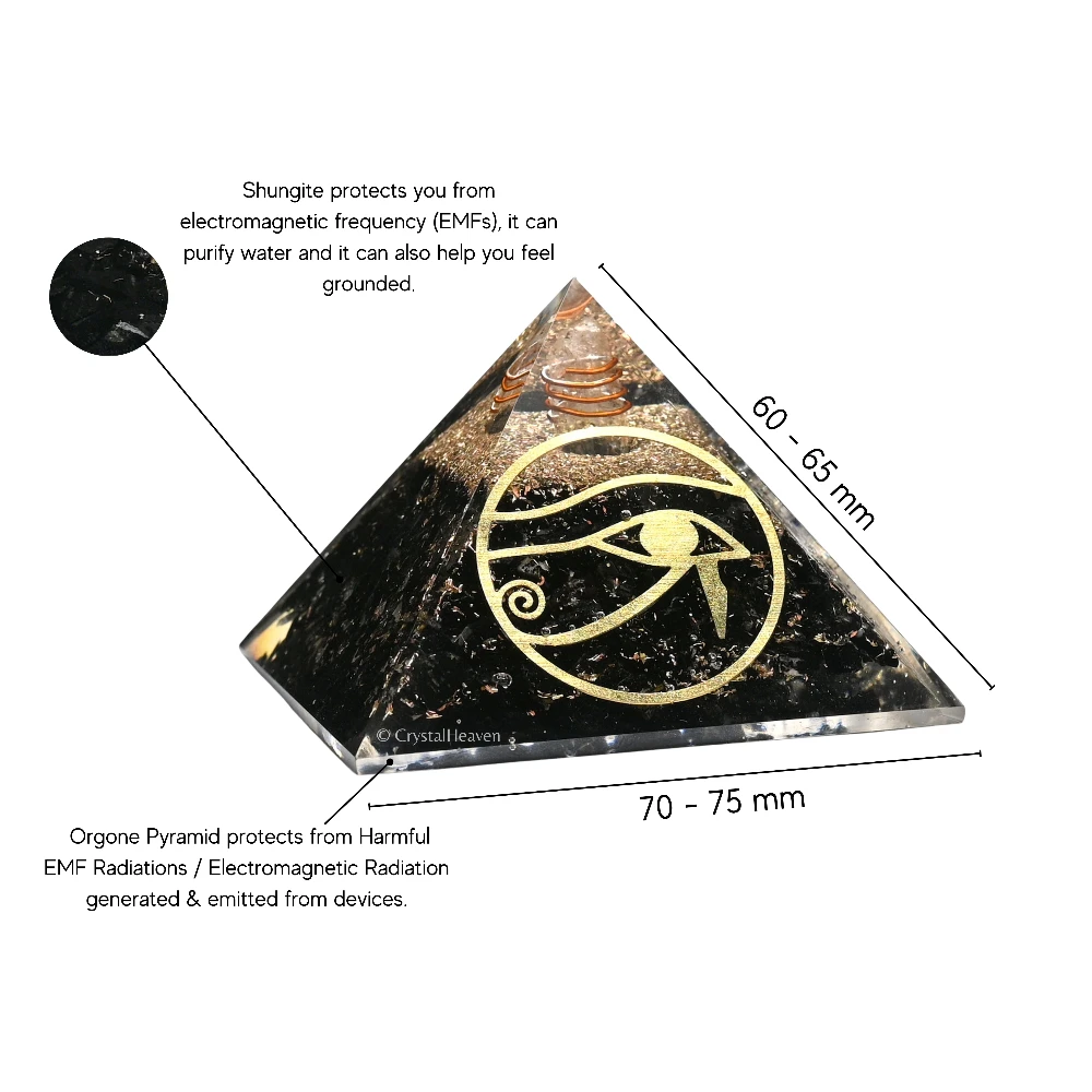 Shungite Orgone Pyramid (RA)