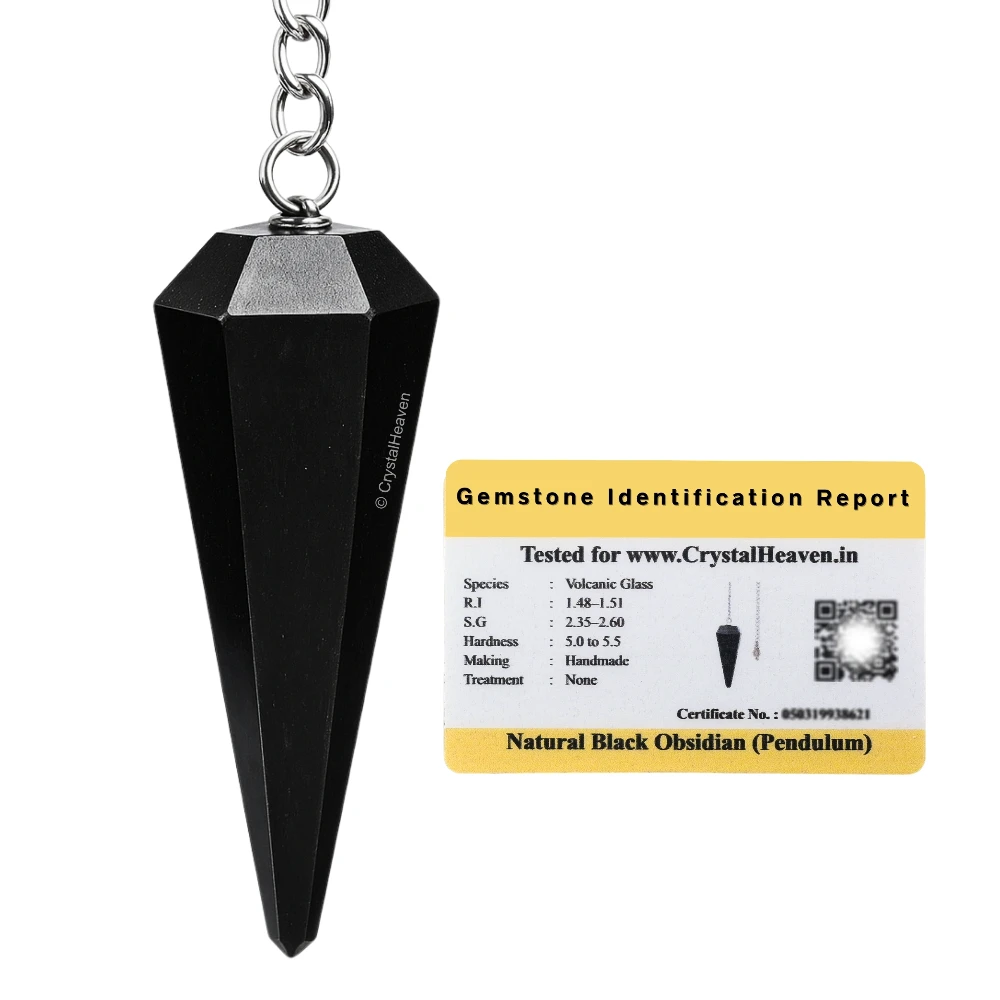 Black Obsidian Pendulum
