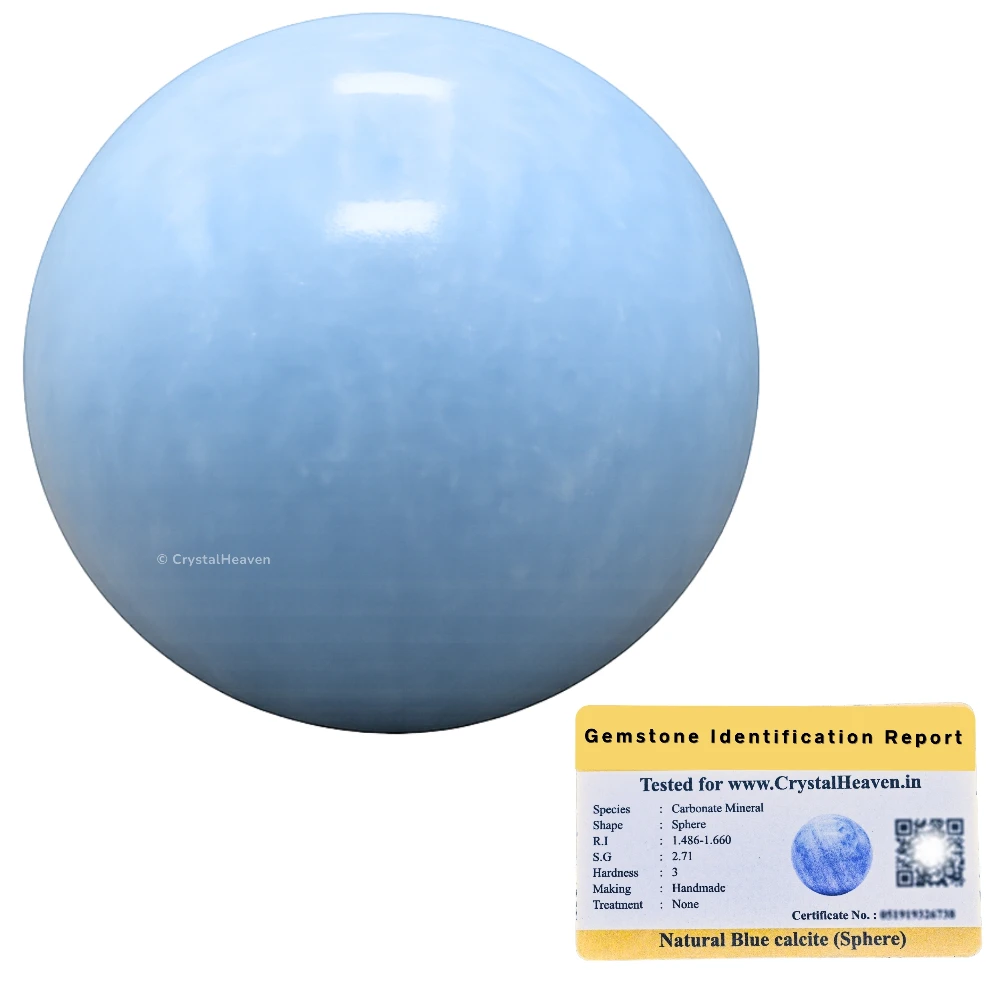 Blue Calcite Celestite Sphere (2 Inch)